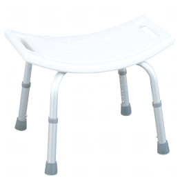 Taboret pod Prysznic Aluminiowy | Regulowany | Antypoślizgowy