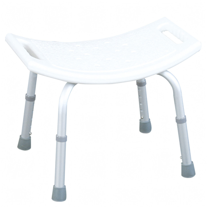 Taboret pod Prysznic Aluminiowy | Regulowany | Antypoślizgowy