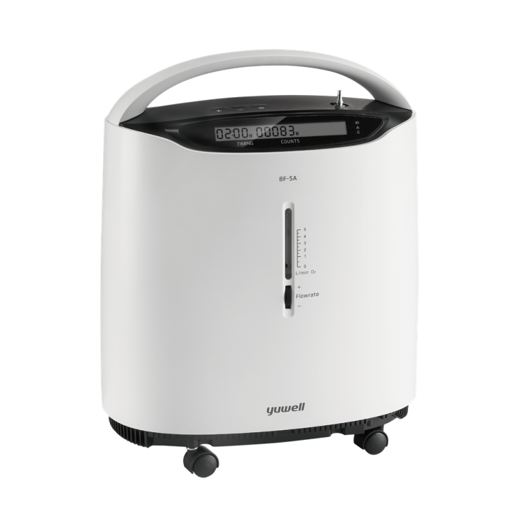 Koncentrator Tlenu 8F-5A Yuwell | Wydajność 5L/min | Tlenoterapia Domowa