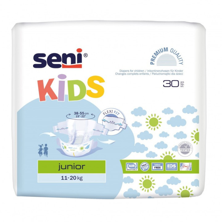 Seni Kids Junior – Pieluchomajtki dla Dzieci (11-20 kg) | Sklep