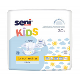 Seni Kids Junior Extra | Chłonne Pieluchomajtki dla Dzieci (15-30 kg)