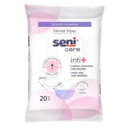Seni Care inti+ Chusteczki do Higieny Intymnej (20 szt.) | pH 5,5