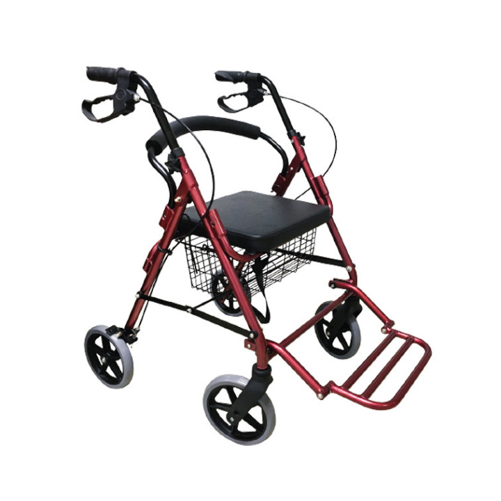 Armedical COMFORT Podpórka 4-kołowa Aluminiowa | Chodzik z Siedziskiem