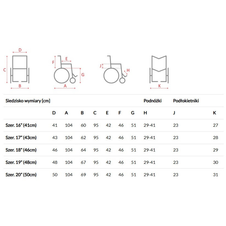 Armedical ERGONOMIC Wózek Inwalidzki Aluminiowy | Ultra-lekki