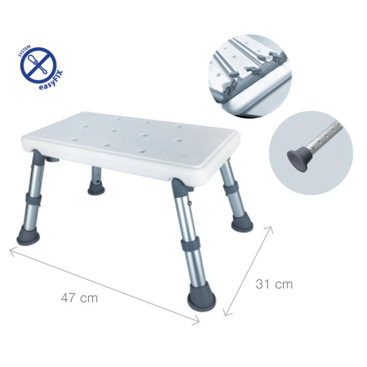 Armedical Podnóżek i Taboret Prysznicowy | Stopień do wanny 160kg