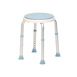 Armedical Taboret Prysznicowy Obrotowy 360° | Aluminiowy & Regulowany