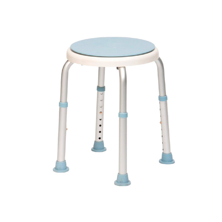 Armedical Taboret Prysznicowy Obrotowy 360° | Aluminiowy & Regulowany