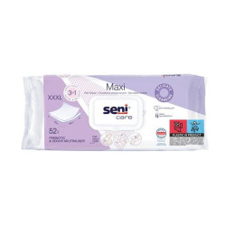 Seni Care Maxi 3w1 Chusteczki Pielęgnacyjne (52 szt.) | Oczyszczanie i Ochrona